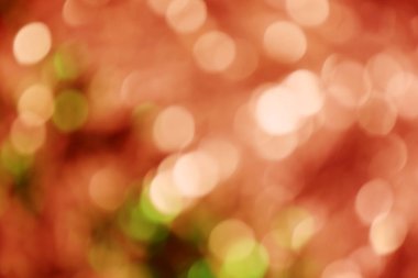 turuncu renk arka plan bulanık odak bokeh ışık ile