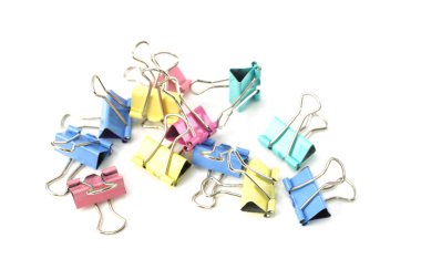 renkli küçük beyaz arka plan üzerinde izole