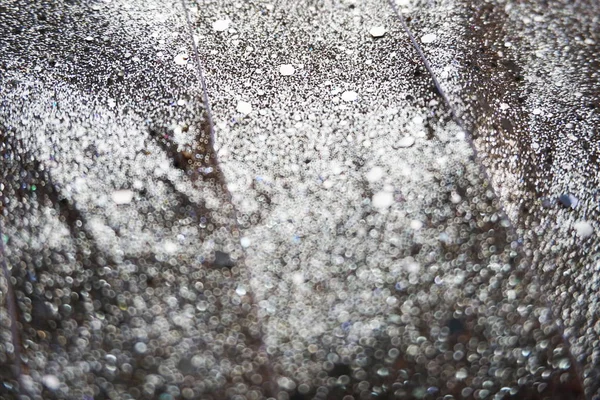 Abstract Intreepupil Glanzende Schittering Zilver Glitter Bokeh Achtergrond — Stockfoto