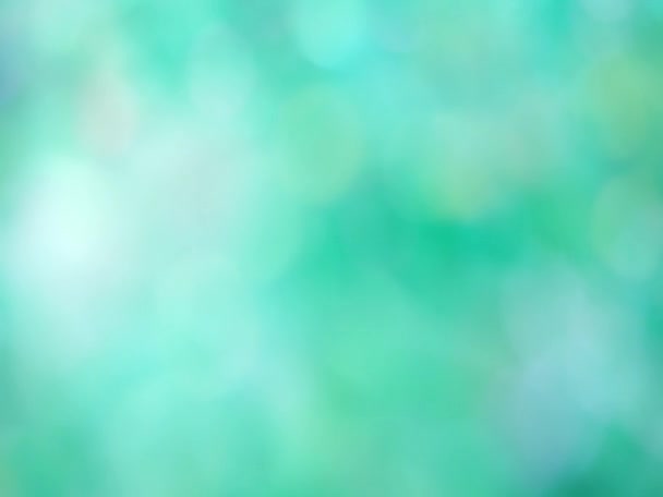 Зелений Абстрактний Воронений Світло Боке Запалює Обертальний Фон — стокове відео