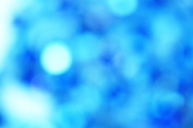 mavi renk arka plan bulanık odak bokeh ışık ile