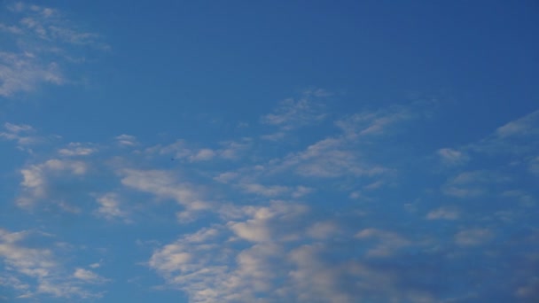 Tempo Lapso Bonito Rolamento Nuvens Mover Céu Fundo — Vídeo de Stock