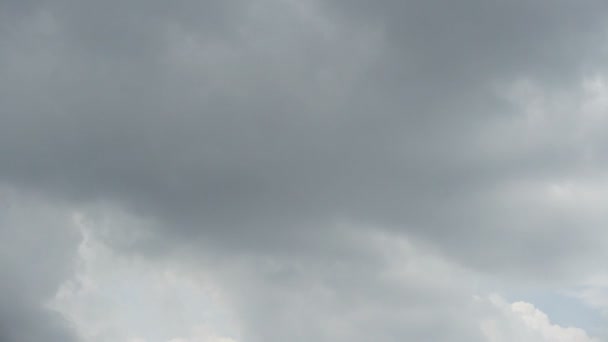 Time Lapse Bleu Ciel Fond Avec Des Nuages Blancs — Video