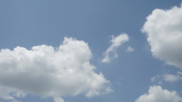 时移蓝天背景与白云 — 图库视频影像