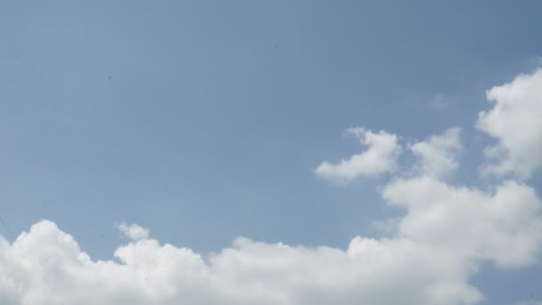 Time Lapse Hermosas Nubes Rodantes Moviendo Fondo Del Cielo — Vídeo de stock