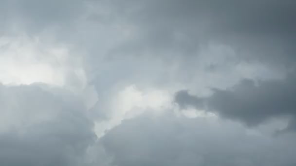 Ciel Bleu Nuages Blancs Fond Naturel Abstrait Mouvant — Video