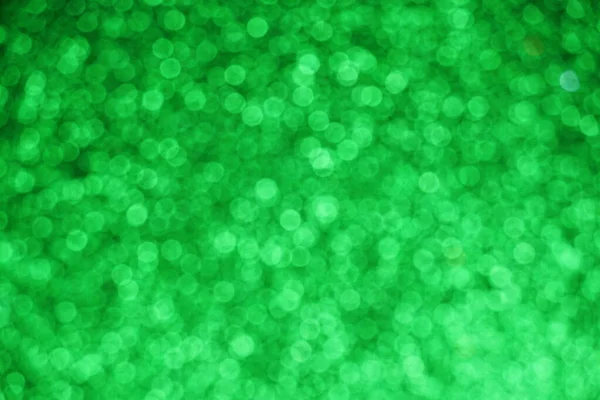 Abstract Green Light Bokeh Background — Stock Photo, Image