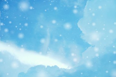 Bulanık doğal manzara arkaplanı ve ışıl ışıl ışık bulanıklığı