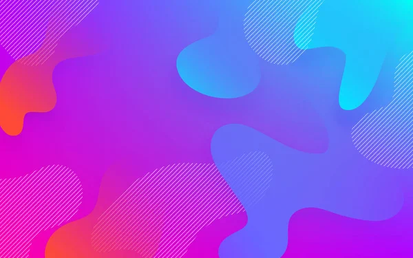 Modèle Abstrait Couleur Fluide Couleur Néon Fond Gradient Liquide Avec — Image vectorielle