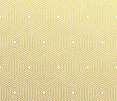 Altın folyo doku ile altın soyut geometrik desen. Vektör Lineer ışıltılı altın sorunsuz arka plan