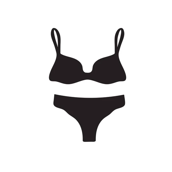 Vrouwenondergoed. Lingerie. Handgetrokken. — Stockvector