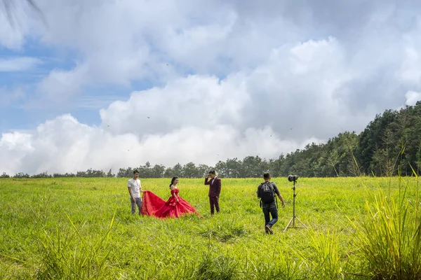 Lat Town Lam Dong Province Vietnam Novembro 2018 Grupo Fotógrafos — Fotografia de Stock