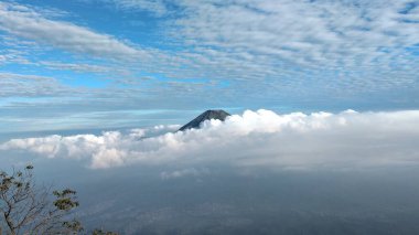 Kinabalu Dağı 'nın panoramik manzarası, Sabah, Malezya