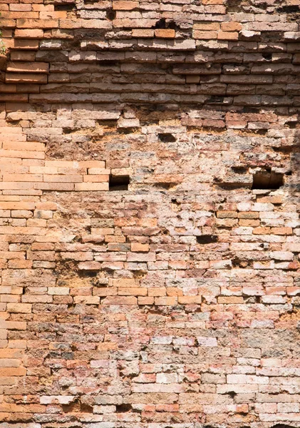 Laterite Background Old Brick Wall Texture — Stock Photo, Image