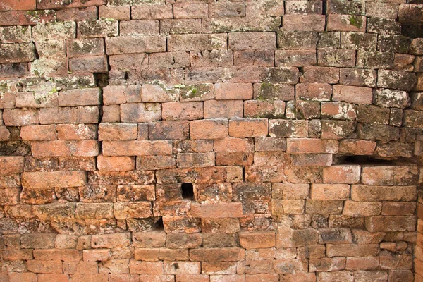 Laterite Background Old Brick Wall Texture — Stock Photo, Image