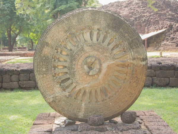 Dharma wheel in Si Thep Historical Park