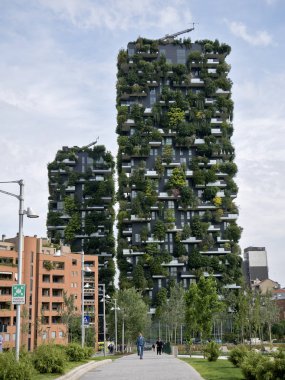 Milano'da Yeni Konut Binası- Dikey Orman