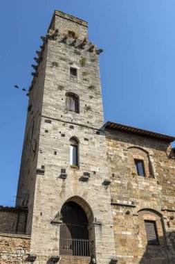 San Gimignano Siena Toskana Şeytan Kulesi