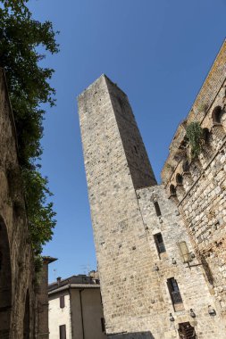 Cugnanesi 'nin San Gimignano Siena Toskana Kulesi
