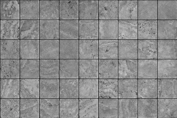 Τραβερτίνης Πλακάκια Κεραμικά Μωσαϊκό Τετράγωνο Σχέδιο Απρόσκοπτη Υφή Χαρτογράφηση Για — Φωτογραφία Αρχείου