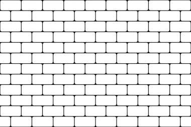 Sedye bond tarzı finişer tuğla doku.