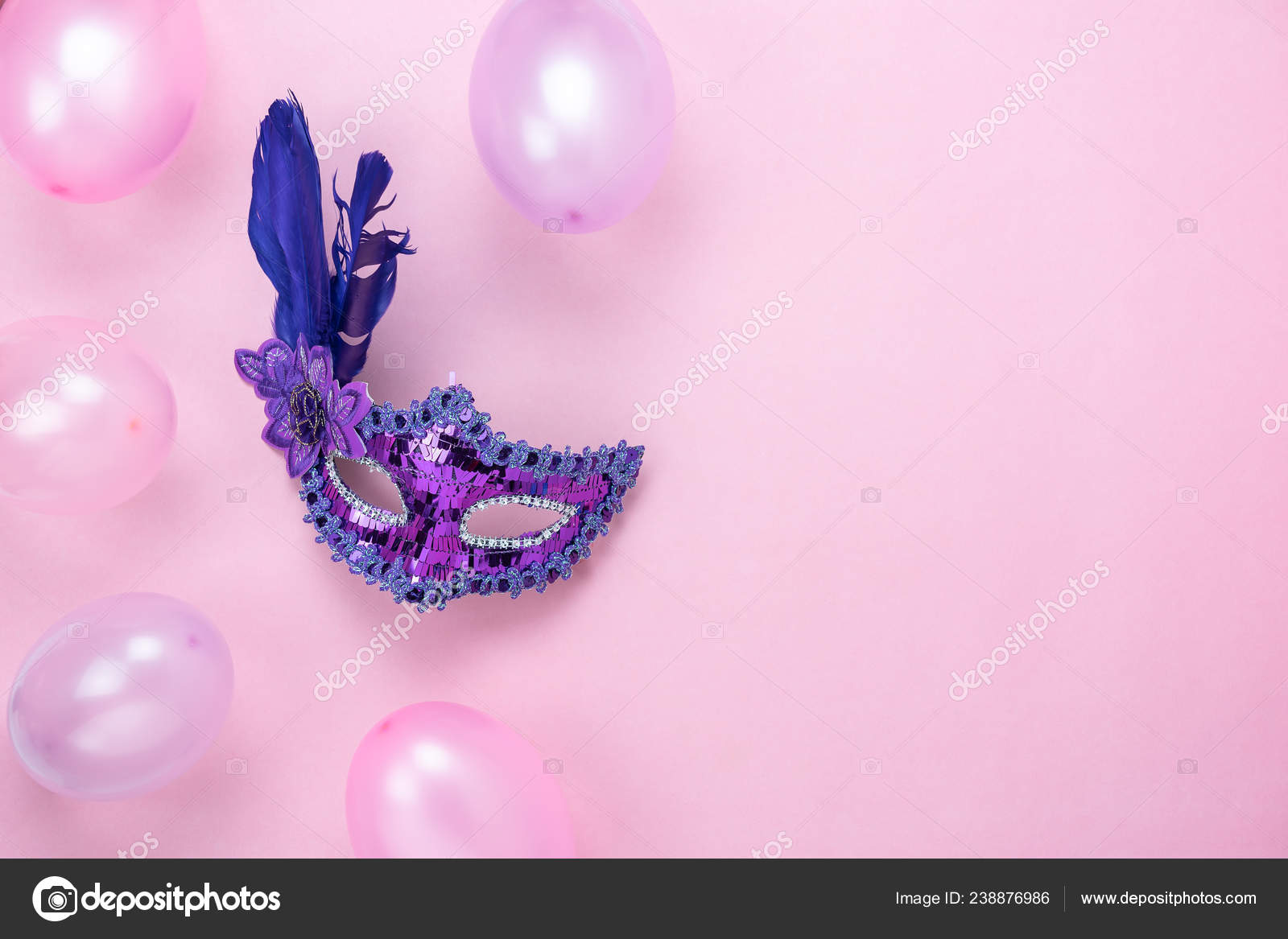 Table Top View Aerial Image Beautiful Colorful Decorations Mardi