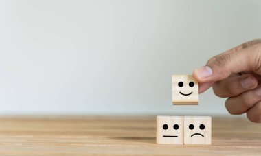 Müşteri anketinin hizmet derecelendirme geri bildirimi.