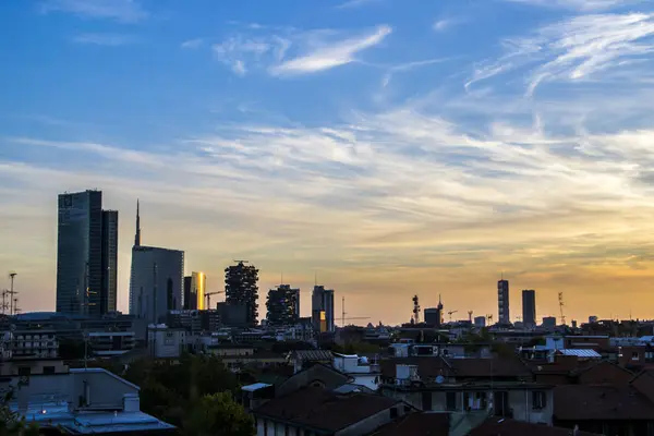 Cielo Azzurro Milano — Foto de Stock