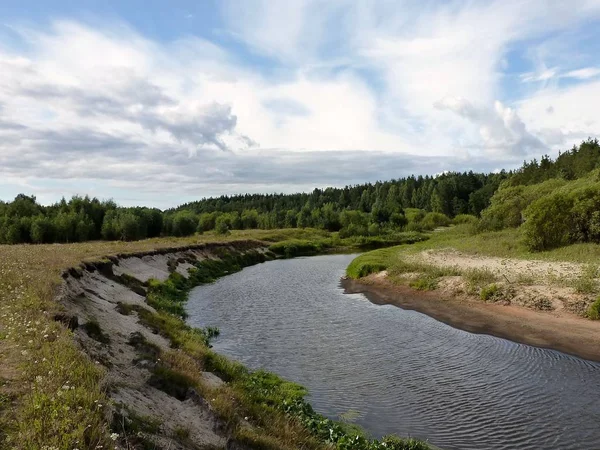 On the banks of the Lund river in the Republic of Mari El