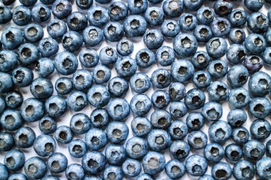 Yakın çekim çerçeve doldurarak lezzetli taze yaban mersini