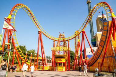 Viyana Roller Coaster eğlence parkı