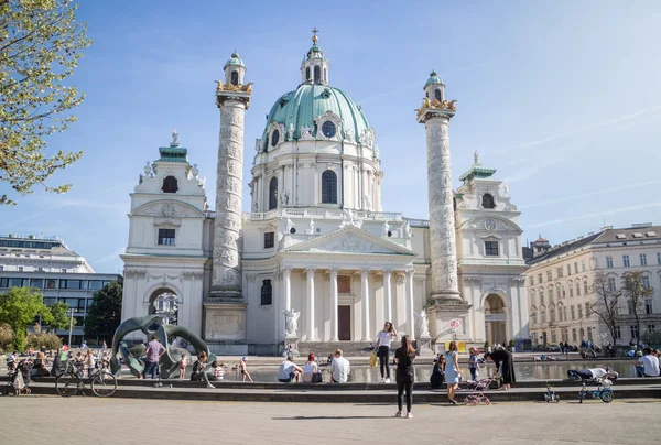 Karlskirche vienna — Foto Stock