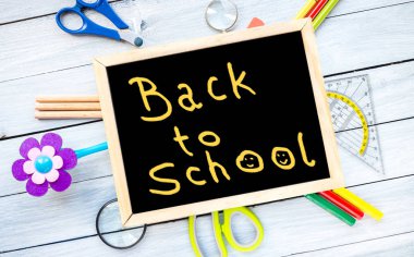 Eğitim arka plan kavramı. Okula geri dön