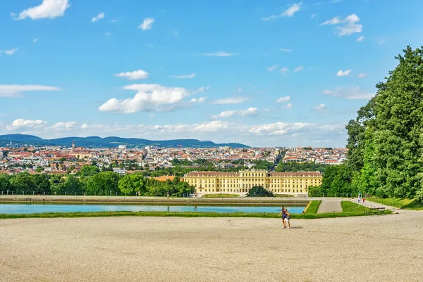 Vienna Austria Luglio 2020 Veduta Reale Palazzo Schoenbrunn Residenza Estiva — Foto Stock