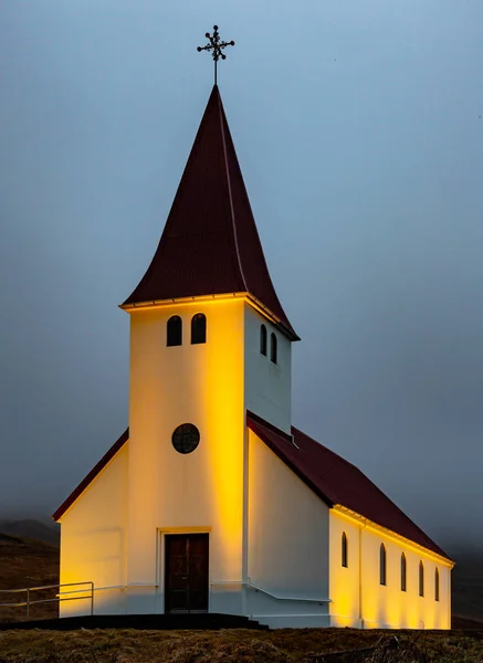 冰岛福音路德教会 Evangelical Lutheran Church Iceland 也称为国家教会 是冰岛正式成立的基督教教堂 — 图库照片