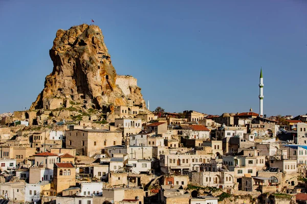 Ortahisar Vár Cappadocia Törökország — Stock Fotó