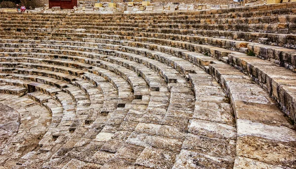 Stadyum Koltukları Kourion Kıbrıs — Stok fotoğraf