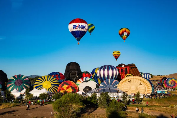 Reno Nevada Sept 2012 Varmluftsballonger Lift — Stockfoto