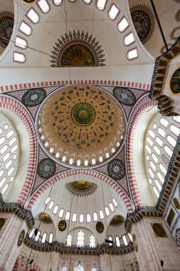 Sultanahmet Camii, Istanbul, Türkiye 2 Nisan 2011 tarihinde iç