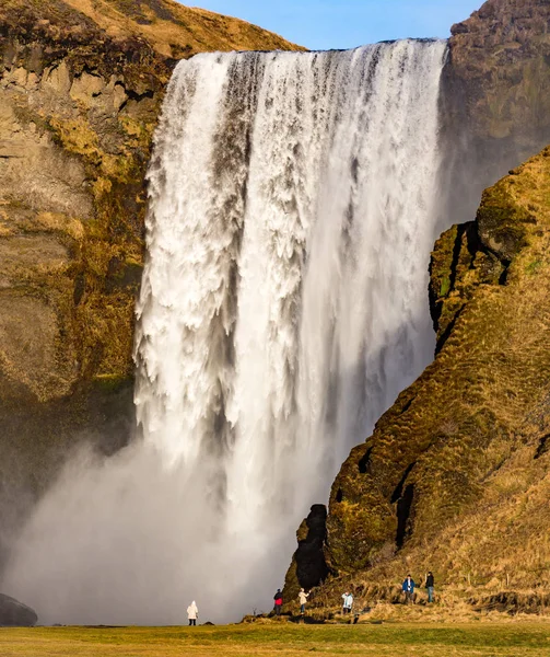 Iceland Nov 2011 Skogafoss Waterfall — Stock Photo, Image