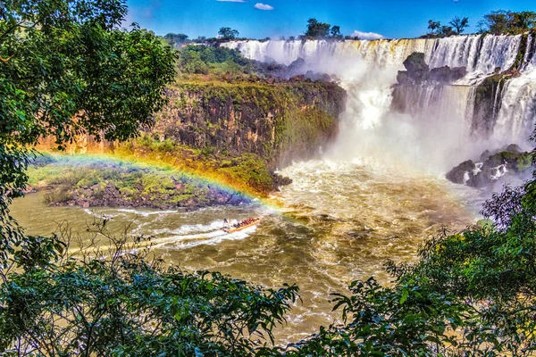 Водопад Игуасу Аргентина Апреля 2015 Года Один Главных Водопадов Игуасу — стоковое фото
