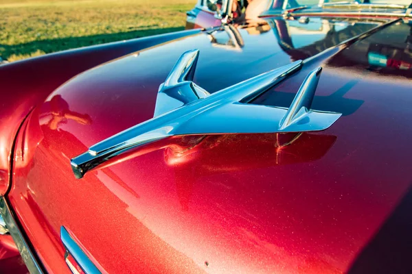 Havana Cuba Nov 2017 Hood Ornament 1950 Classic American Chevrolet — Stock Photo, Image