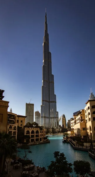 Dubai Emirados Árabes Unidos Mar 2018 Burj Khalifa Edifício Fechado — Fotografia de Stock