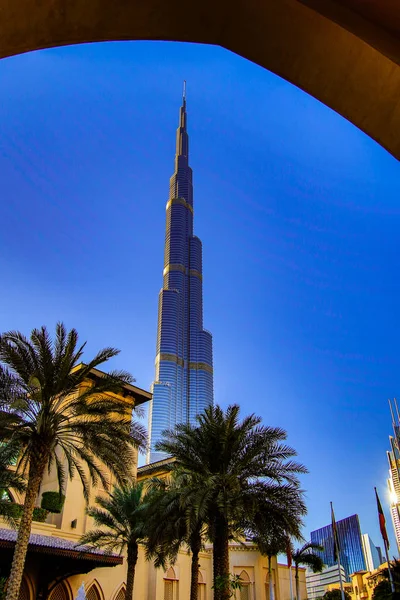 Dubai Emirados Árabes Unidos Mar 2018 Burj Khalifa Edifício Fechado — Fotografia de Stock
