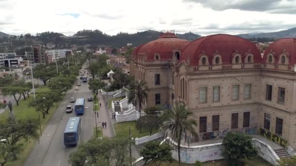 Benigno Malo High School Cuenca Ecuador Octubre 2017 Histórica Benigno — Vídeo de stock