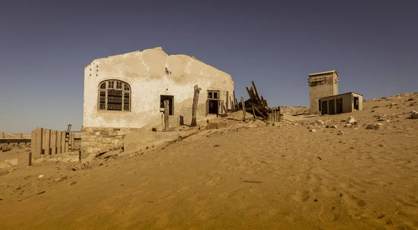 Opuszczone Budynki Gniją Kolmanskoppe Namibia — Zdjęcie stockowe