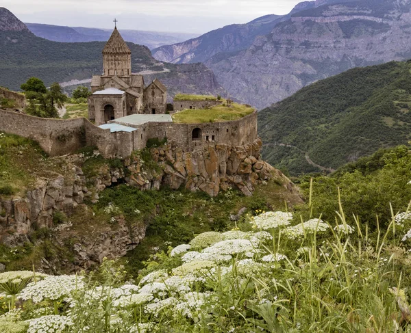 Olhando Para Baixo Mosteiro Khor Virap Armênia — Fotografia de Stock