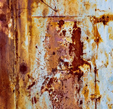 Arka plan doku paslı metal