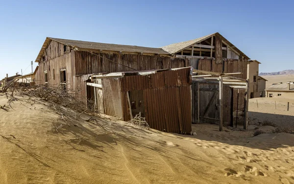 Abandoned Buildings Left Rot Kolmanskoppe Namibia — Stock Photo, Image