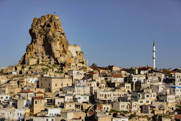 Ortahisar Vár Cappadocia Törökország — Stock Fotó